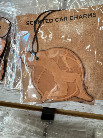 Leather Car Charm | Air Freshener