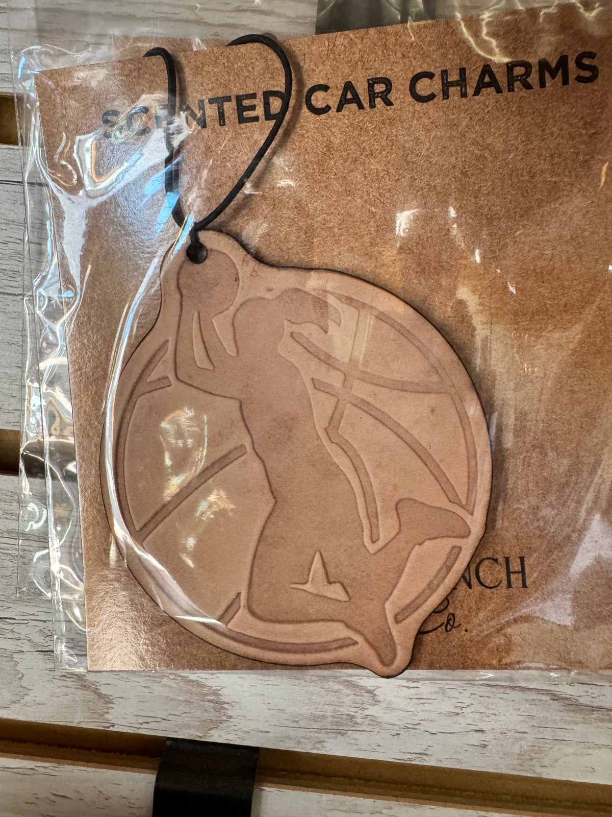 Leather Car Charm | Air Freshener