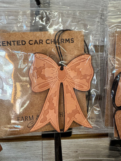 Leather Car Charm | Air Freshener