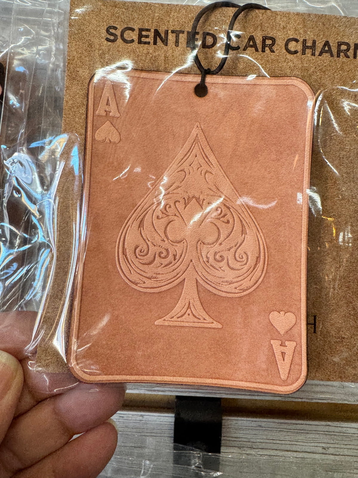 Leather Car Charm | Air Freshener