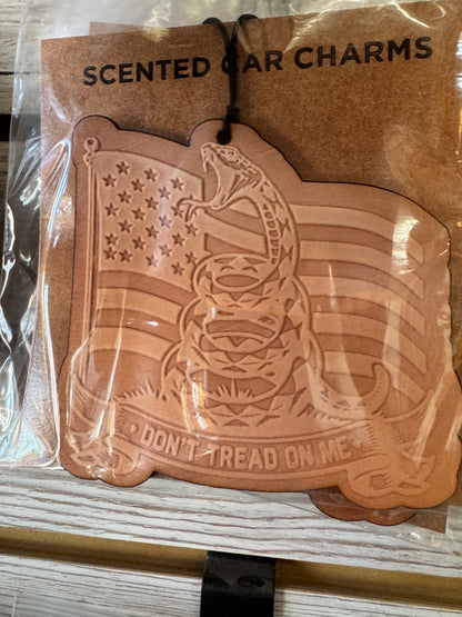 Leather Car Charm | Air Freshener