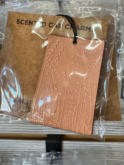 Leather Car Charm | Air Freshener