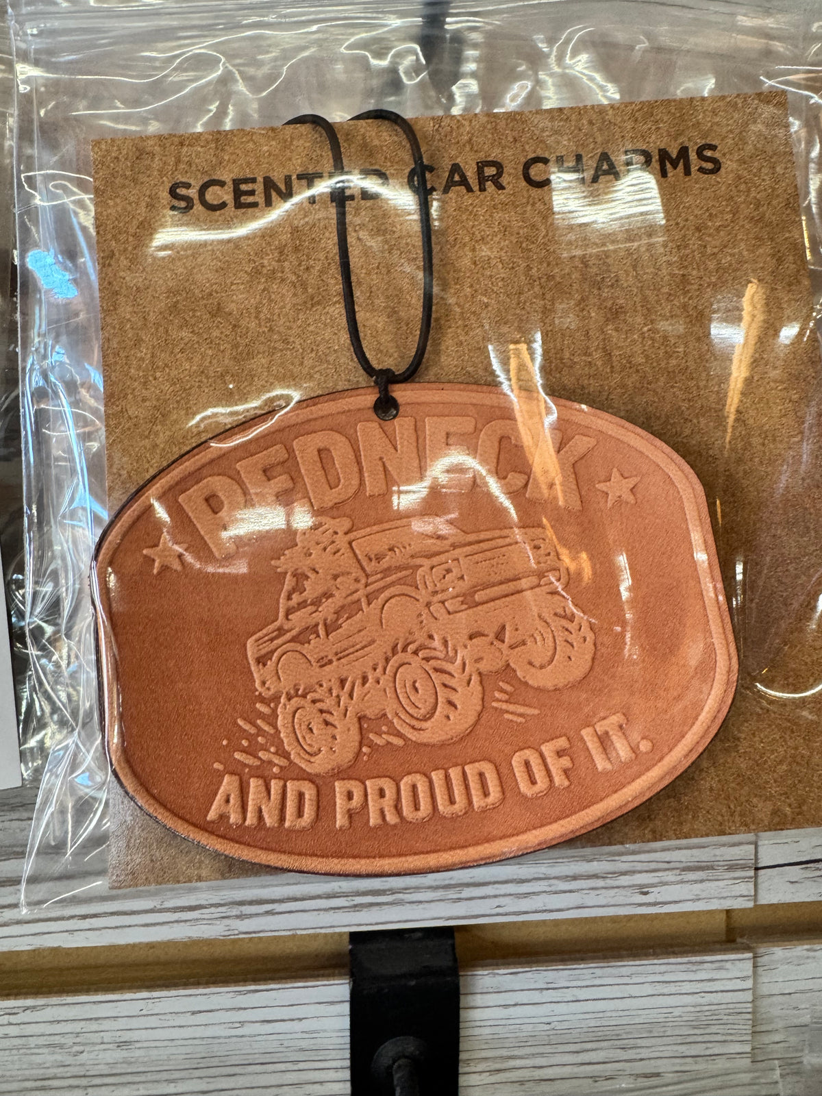 Leather Car Charm | Air Freshener