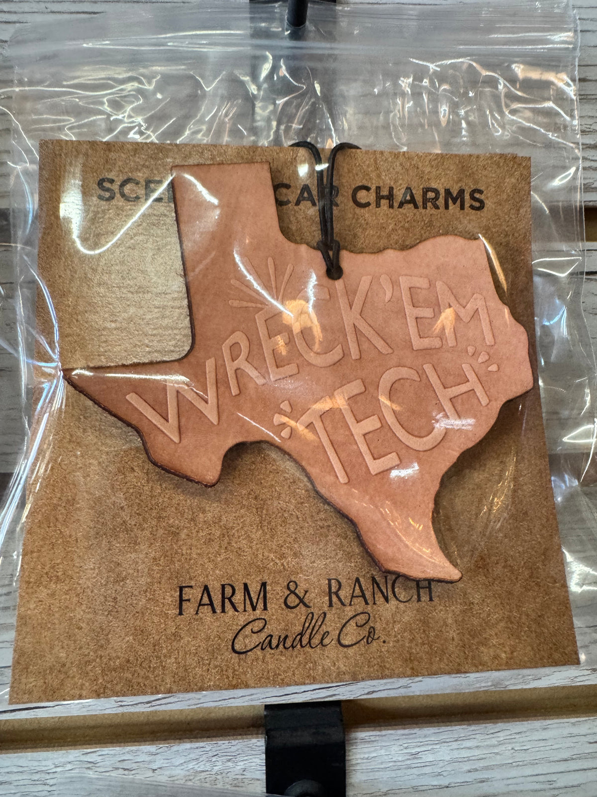 Leather Car Charm | Air Freshener
