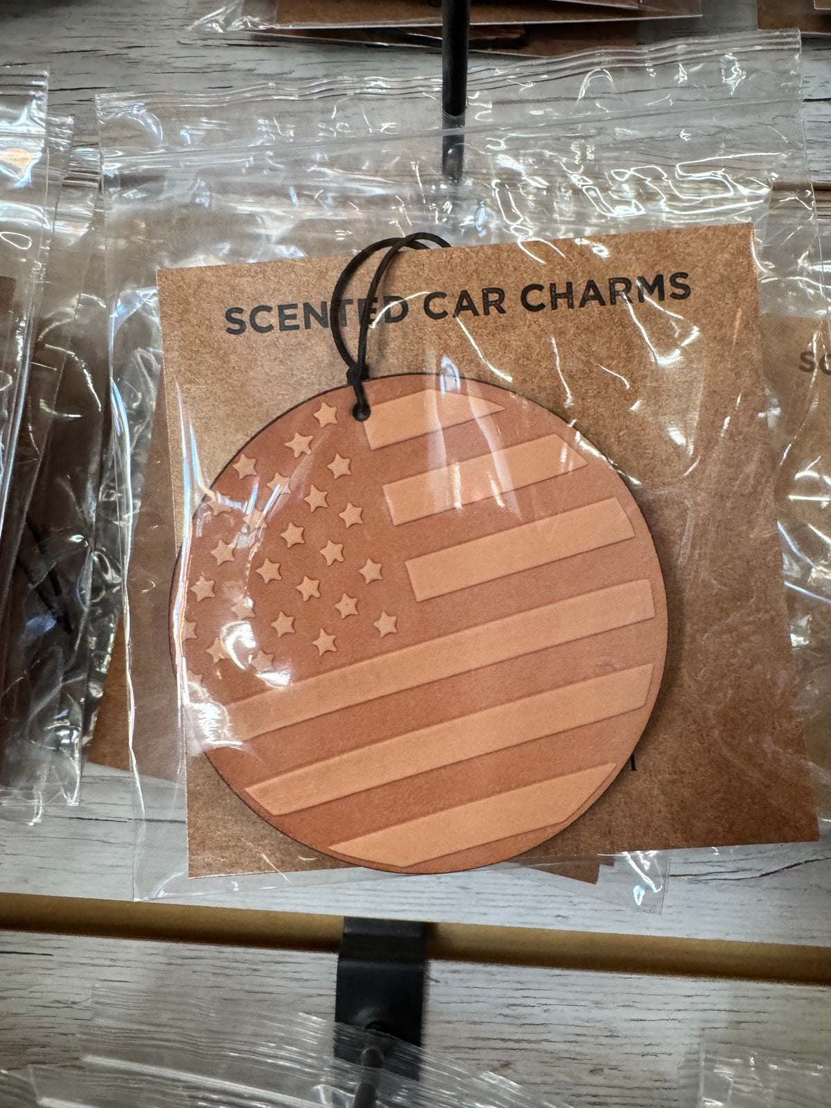 Leather Car Charm | Air Freshener
