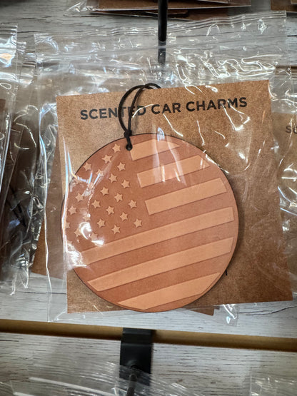 Leather Car Charm | Air Freshener