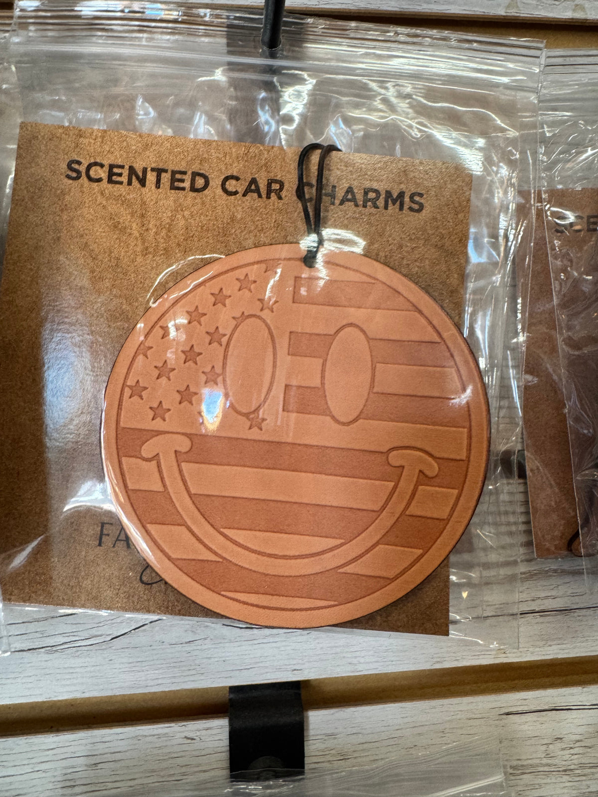 Leather Car Charm | Air Freshener