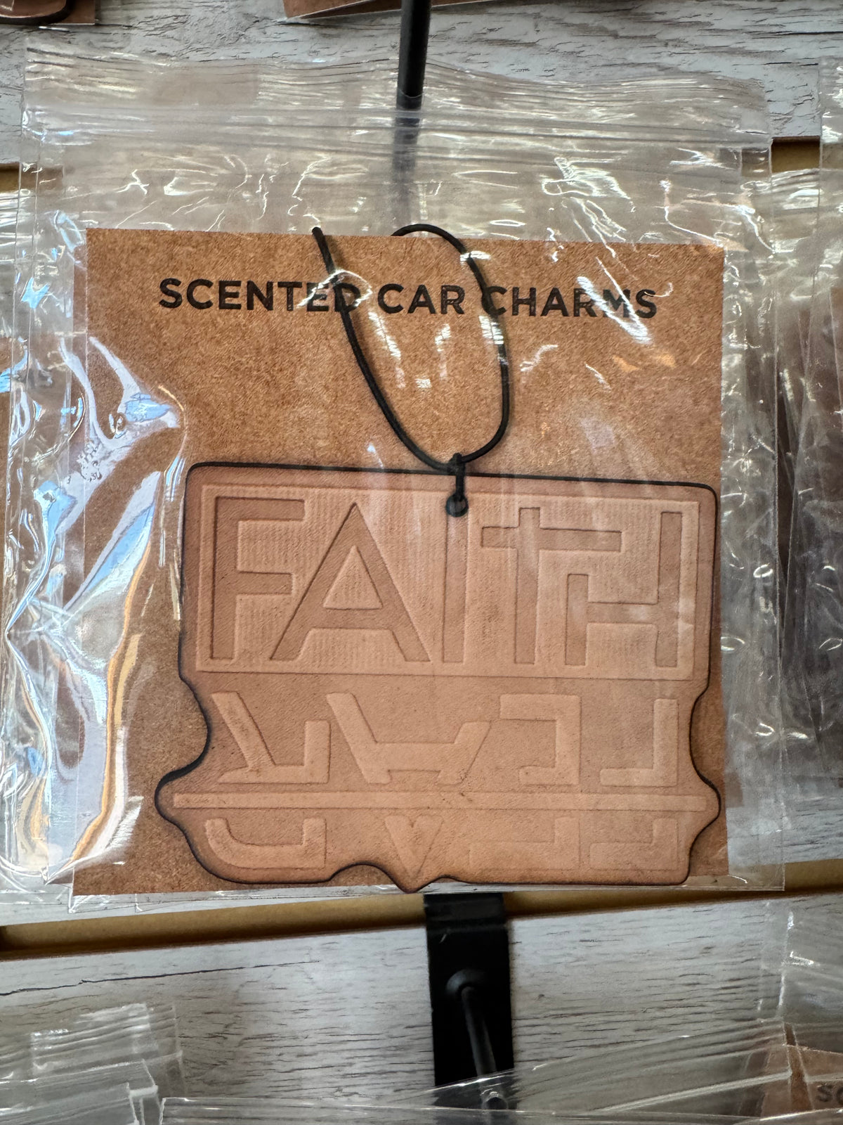 Leather Car Charm | Air Freshener