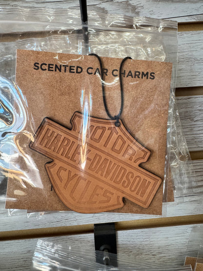 Leather Car Charm | Air Freshener