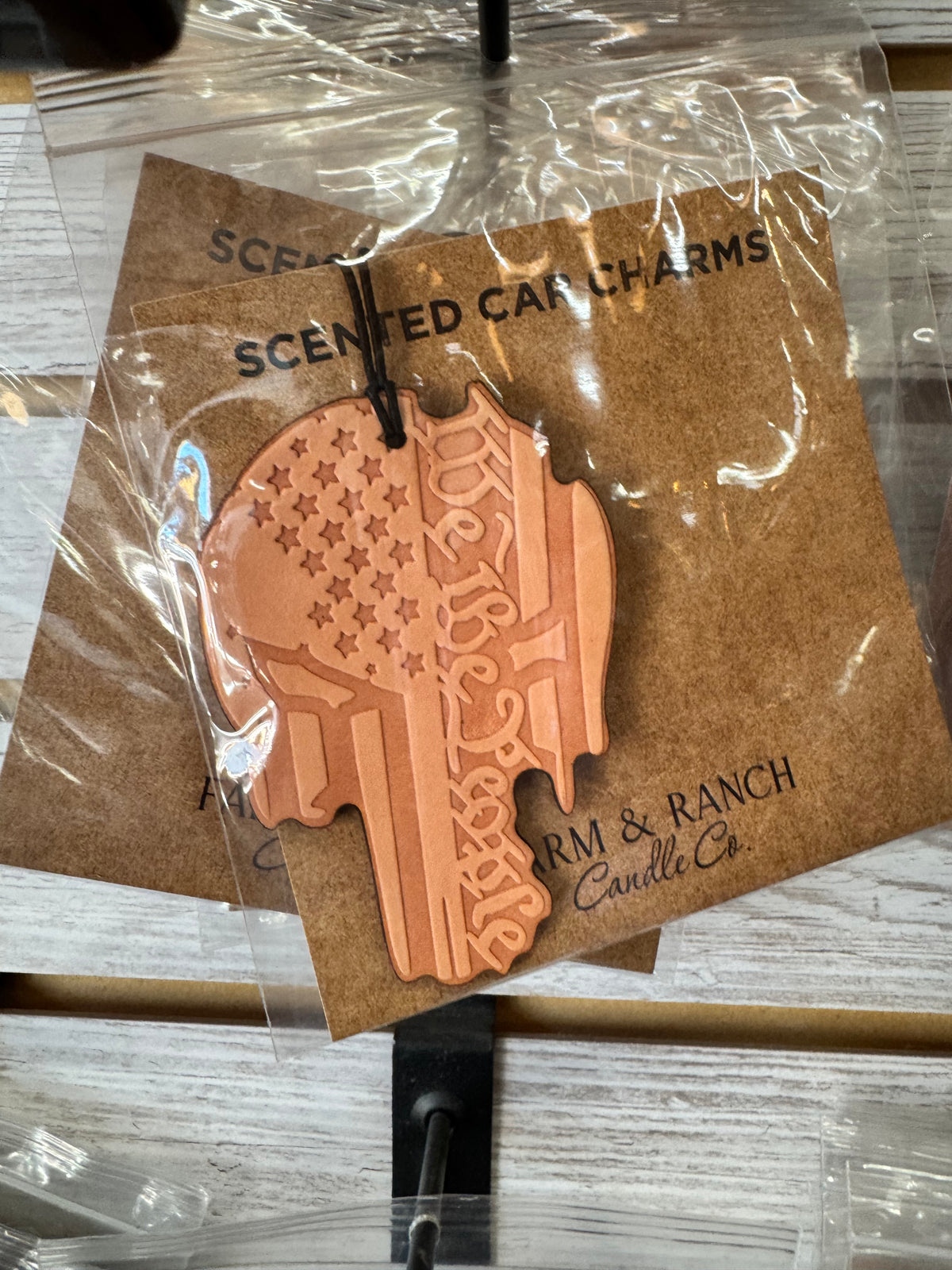 Leather Car Charm | Air Freshener