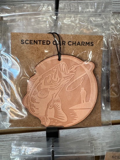 Leather Car Charm | Air Freshener