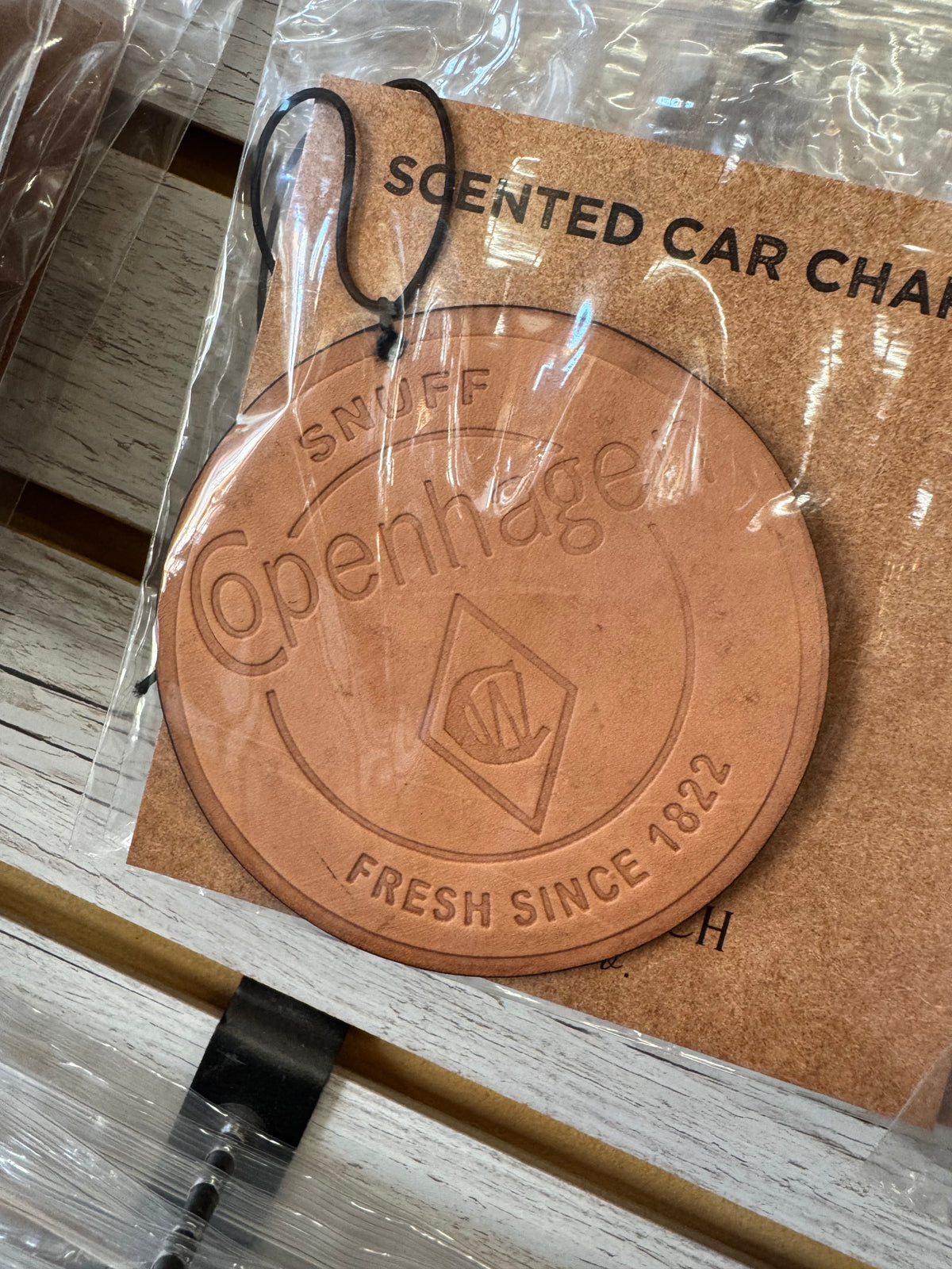 Leather Car Charm | Air Freshener