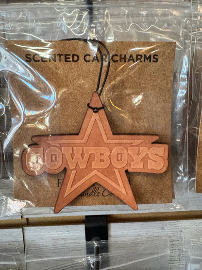 Leather Car Charm | Air Freshener