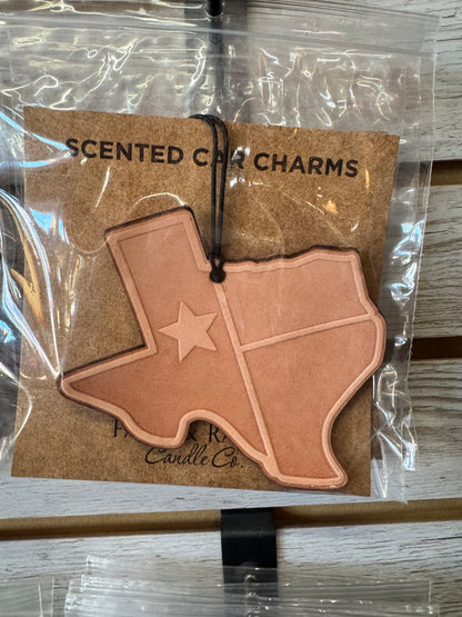 Leather Car Charm | Air Freshener