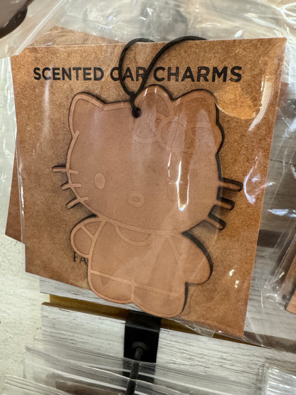 Leather Car Charm | Air Freshener