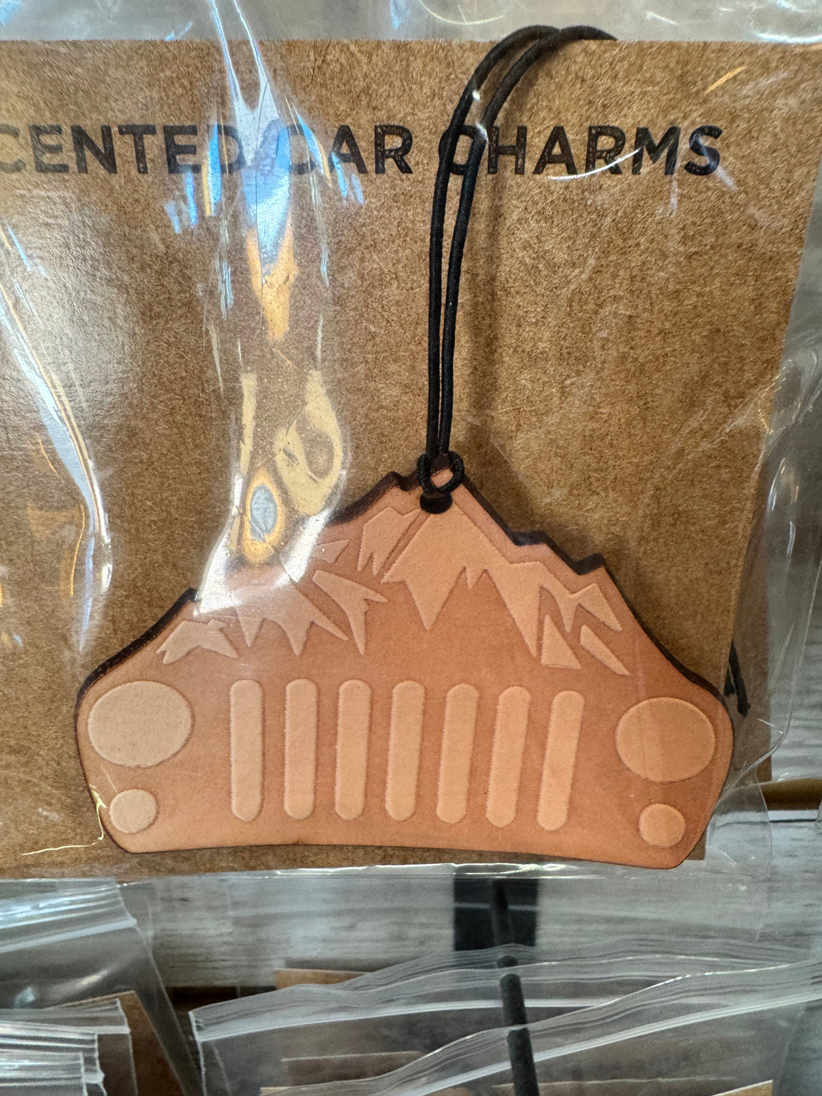 Leather Car Charm | Air Freshener