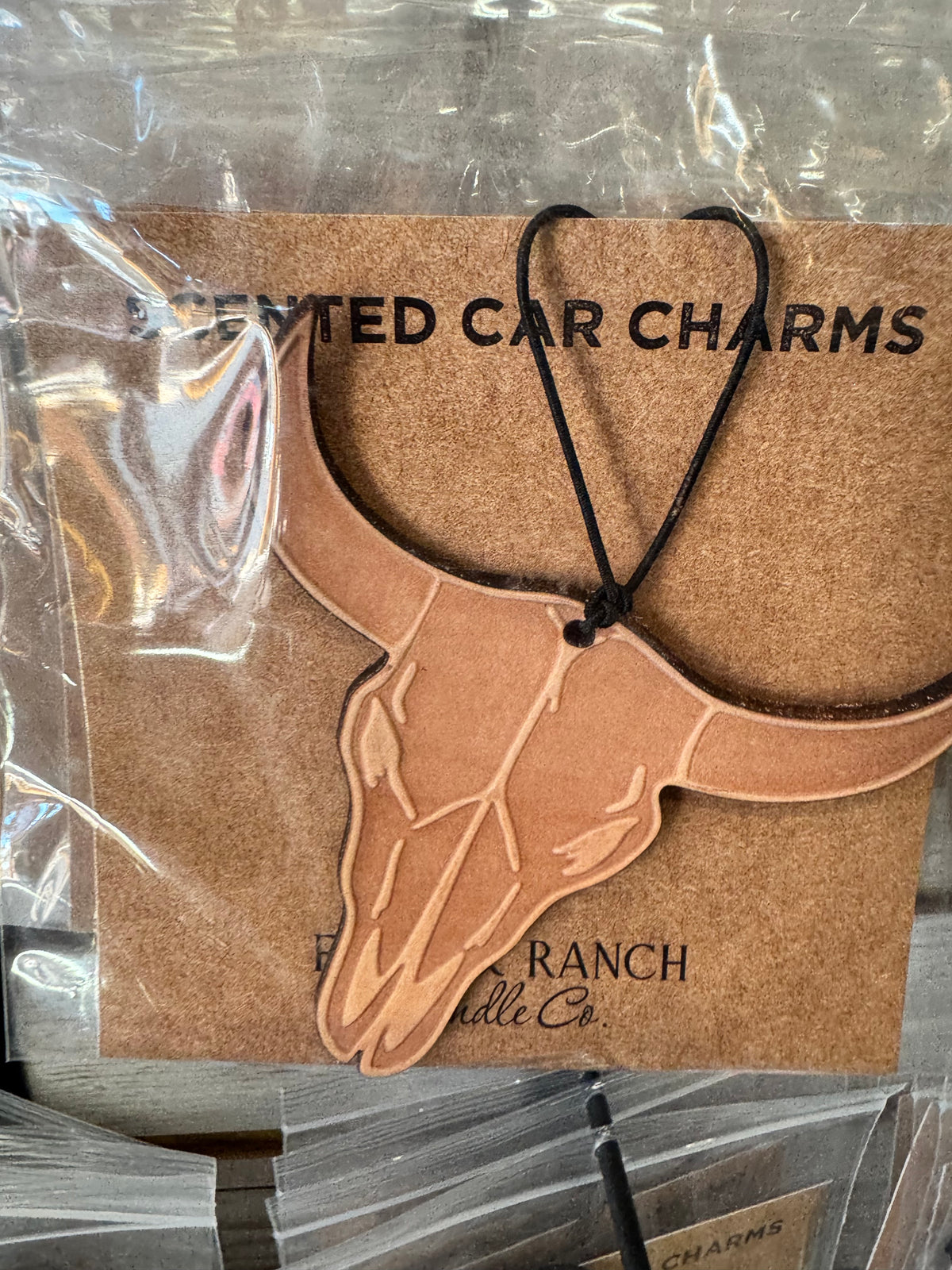 Leather Car Charm | Air Freshener