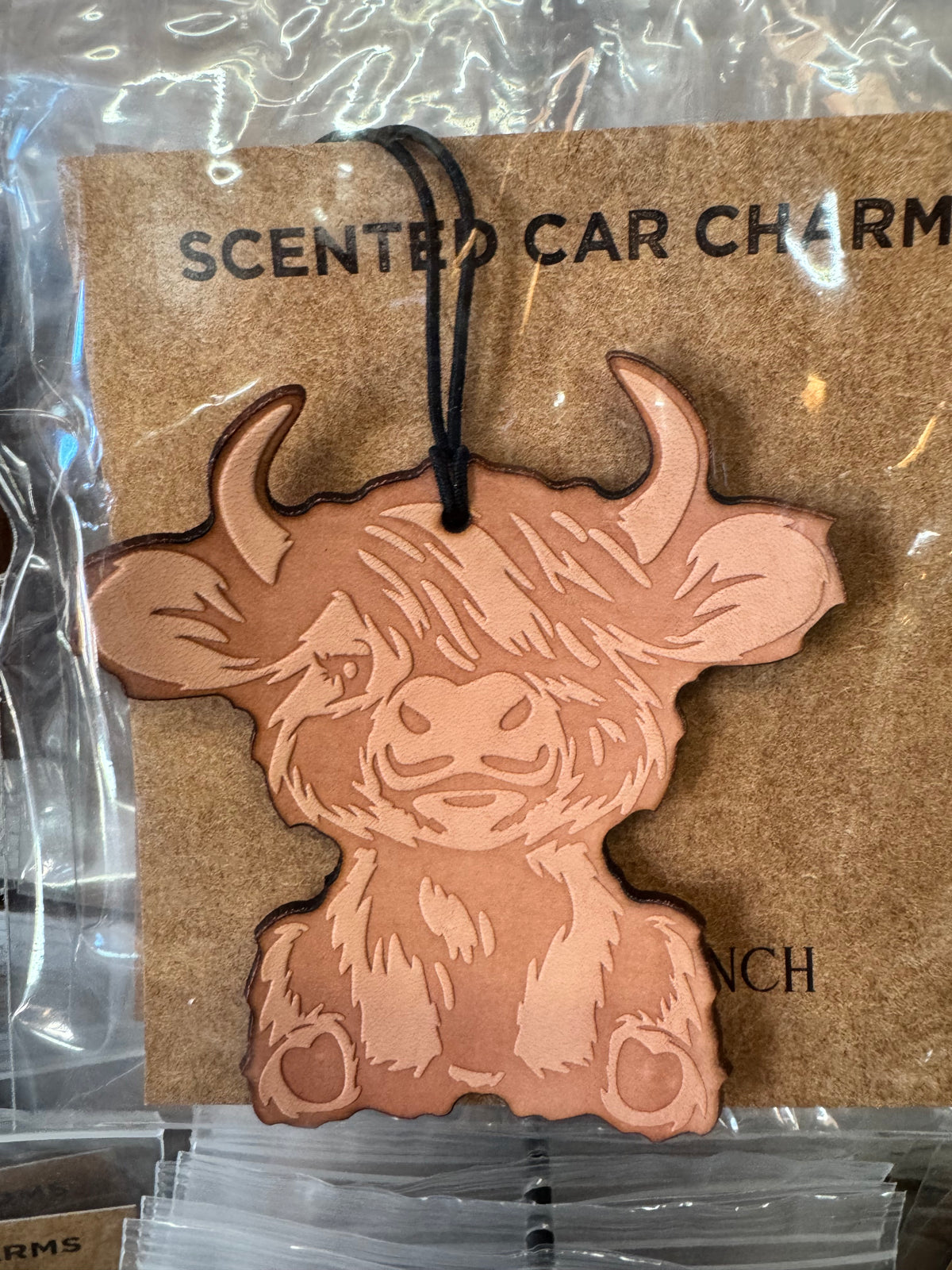 Leather Car Charm | Air Freshener