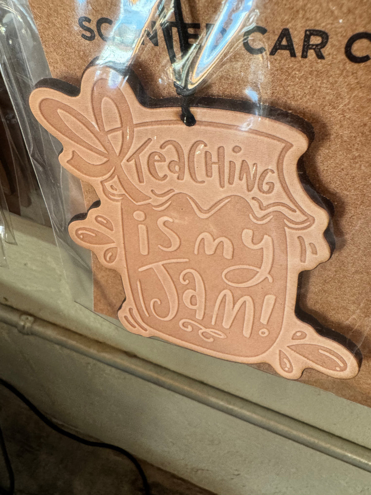 Leather Car Charm | Air Freshener