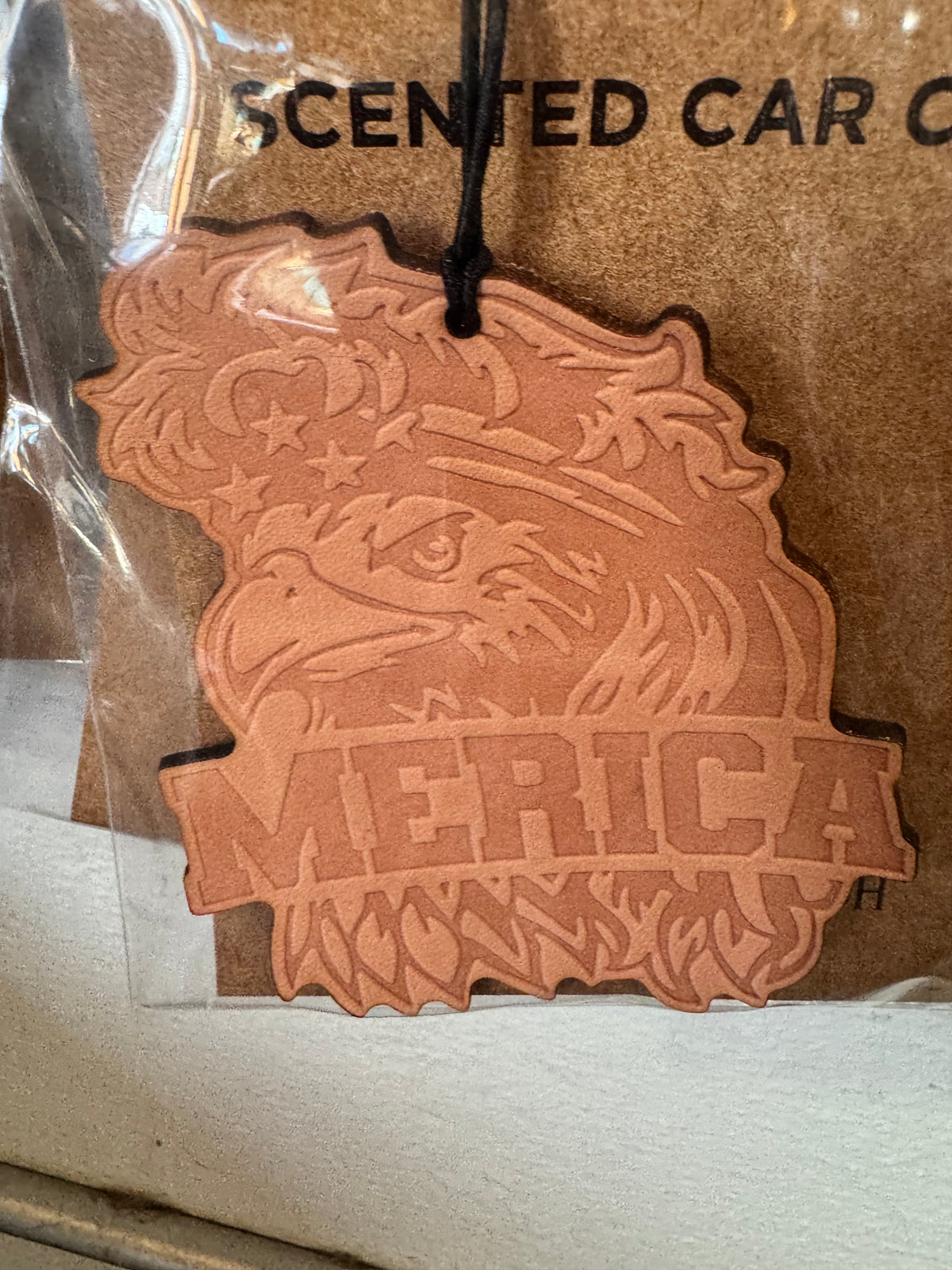Leather Car Charm | Air Freshener
