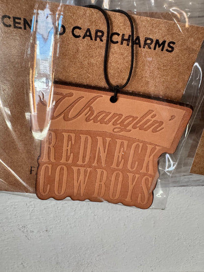 Leather Car Charm | Air Freshener