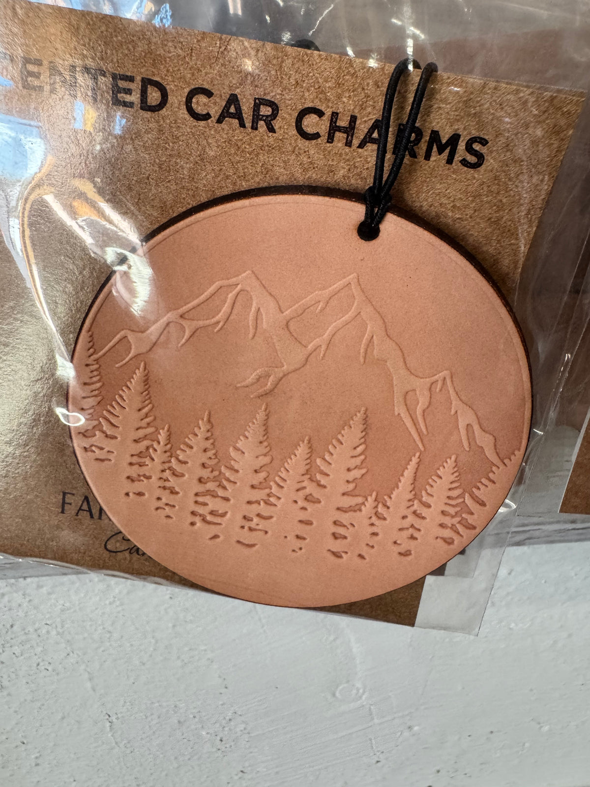 Leather Car Charm | Air Freshener