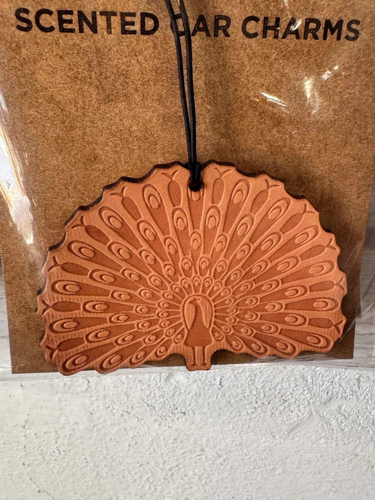 Leather Car Charm | Air Freshener