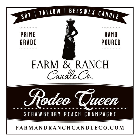 Candle | Rodeo Queen | Strawberry Peach Champagne