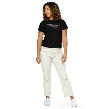 FR | Women’s high-waisted t-shirt Black