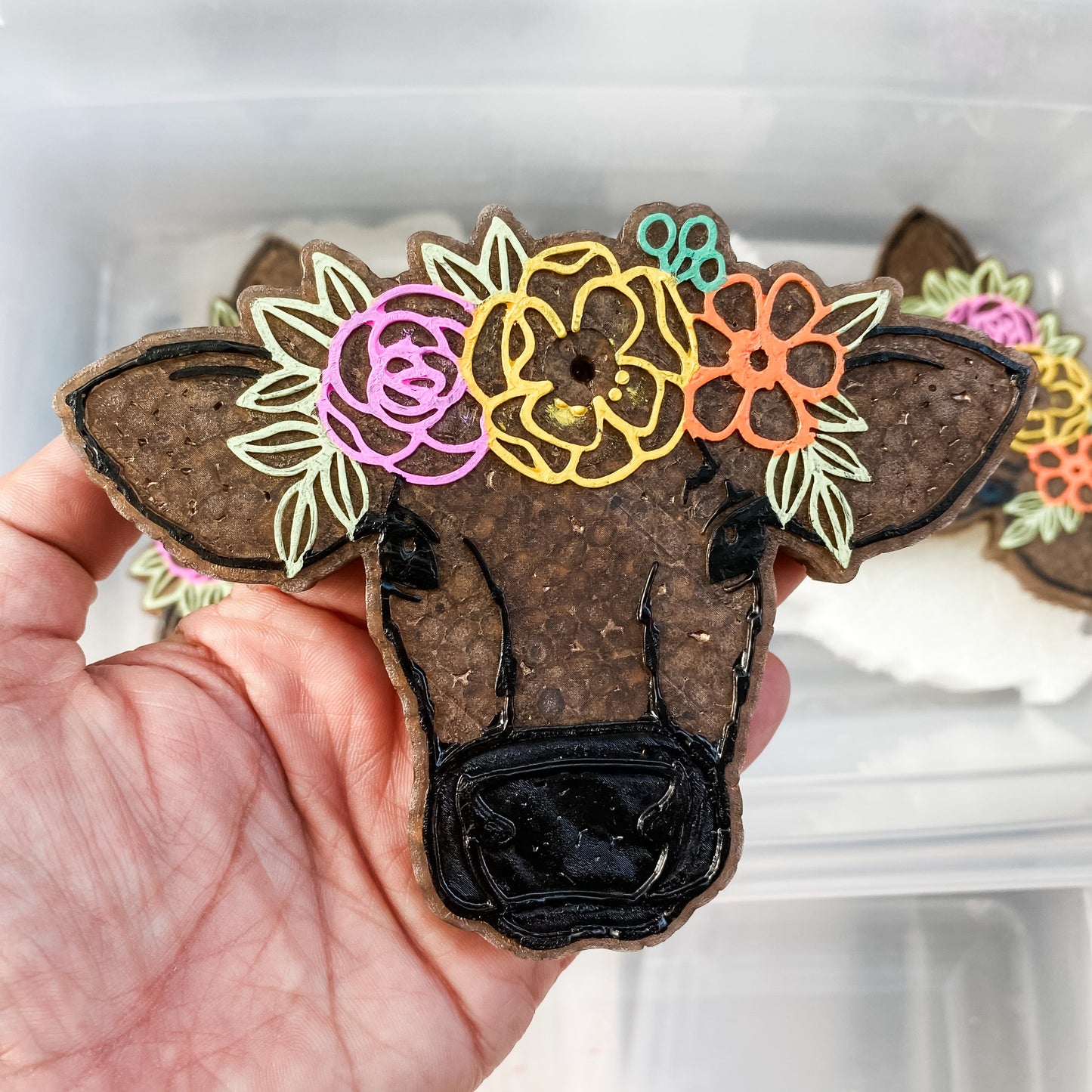 Fortune Freshies | Cow w/ Floral Headdress
