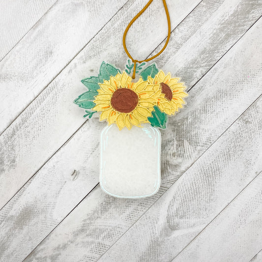 Fortune Freshies | Mason Jar with Sunflowers (m6)