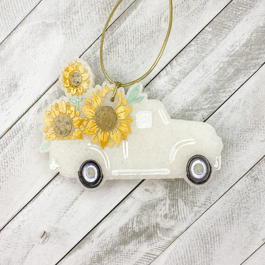 Fortune Freshies | Vintage Truck w/ Sunflowers (m6)