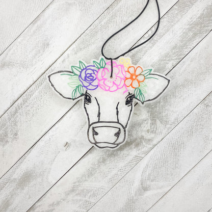Freshies | Cow w/ Floral Headdress