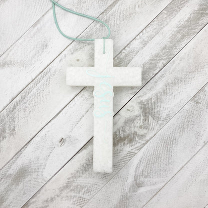 Freshies | Cross (Blessed, Grace, Grateful, Faith, Hope, Family or Jesus)