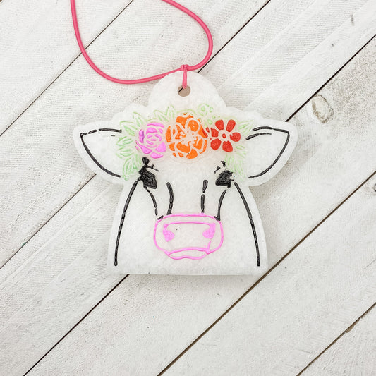 Fortune Freshies | Cow w/ Floral Headdress